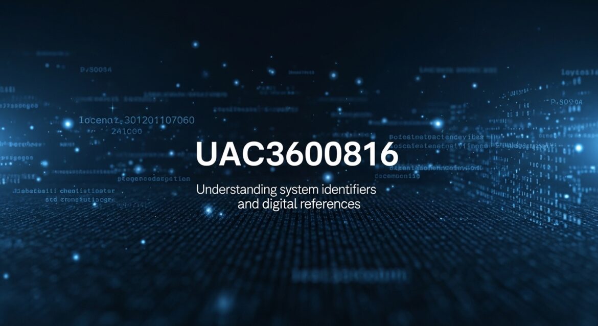 UAC3600816 Explained: Meaning, Context, and Safe Understanding