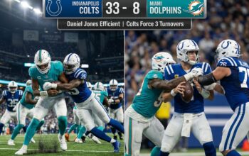Miami Dolphins vs Indianapolis Colts Match Player Stats