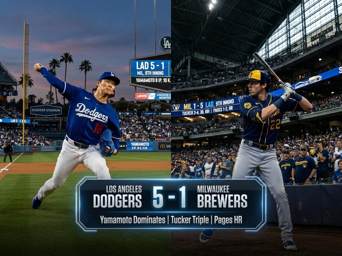 Dodgers vs Milwaukee Brewers Match Player Stats: Full Game Breakdown