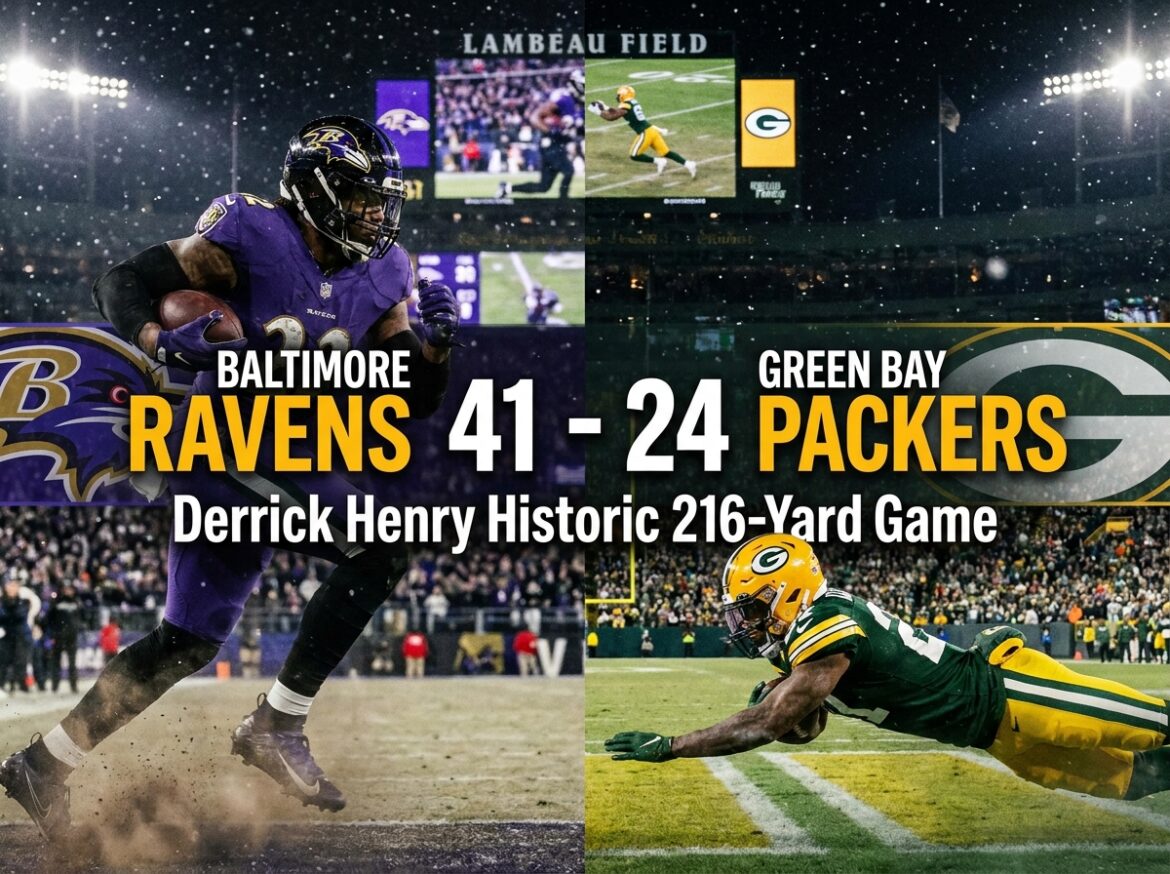 Baltimore Ravens vs Green Bay Packers Match Player Stats: Full Breakdown of the 41-24 Game