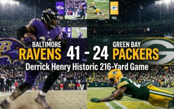 Baltimore Ravens vs Green Bay Packers Match Player Stats